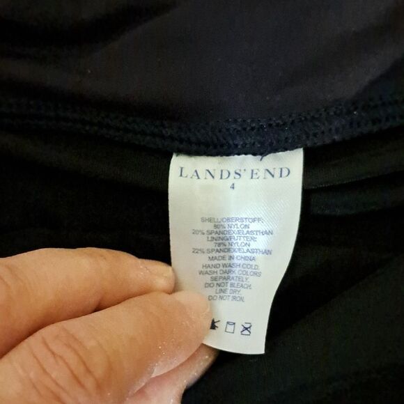 Lands' End Women's Blue Swim Shorts size 4 - Picture 2 of 4